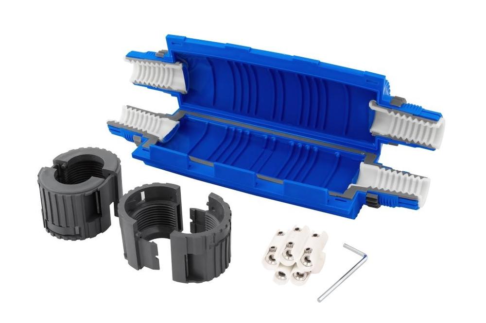 Spojka gelová SHARK 6802A (SHARK SIXEIGHT IP68), se svo., 5x (2,5-10mm2) pro Cu/Al 0,6/1kV