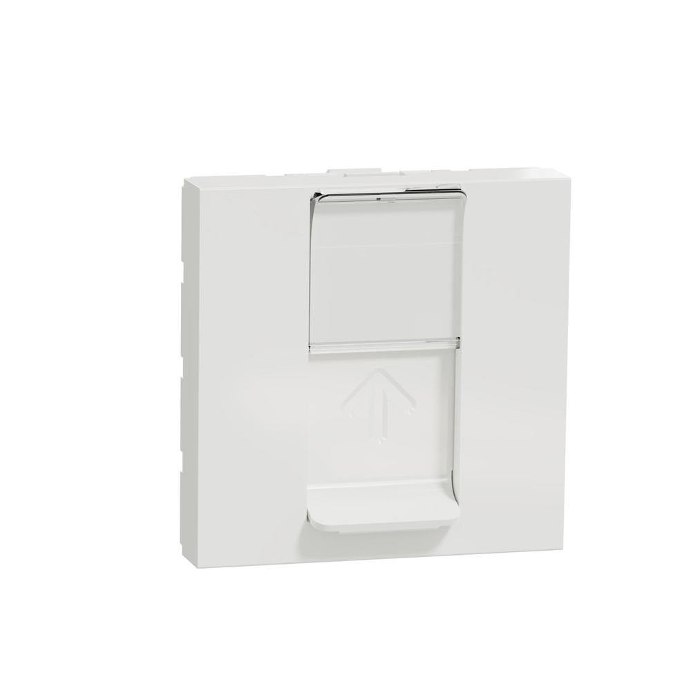 Unica - Zásuvka datová 1xRJ45 Kat.5e STP, 2M, Bílá