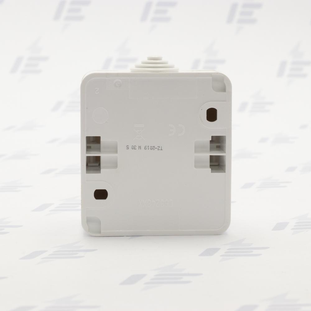 Cedar Plus IP44 - Přepínač sériový řazení 5, bílý