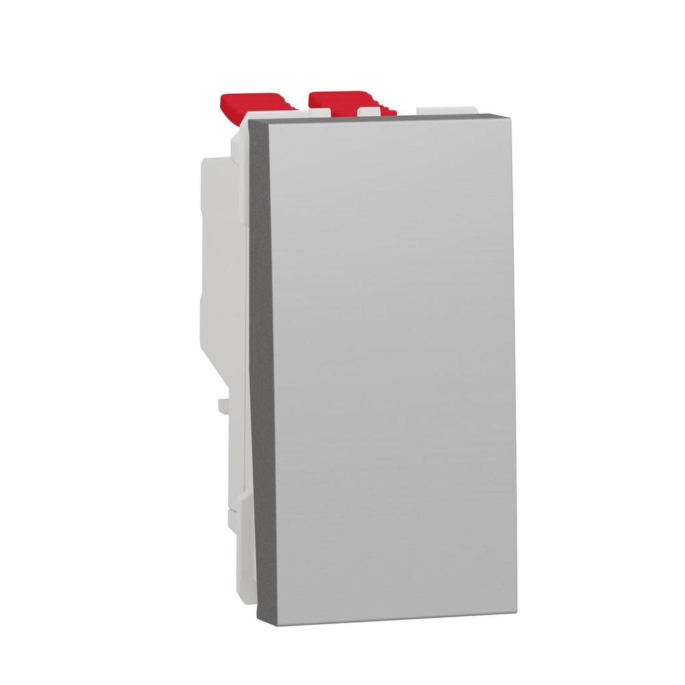 Unica - Přepínač křížový řazení 7, 1M, Aluminium