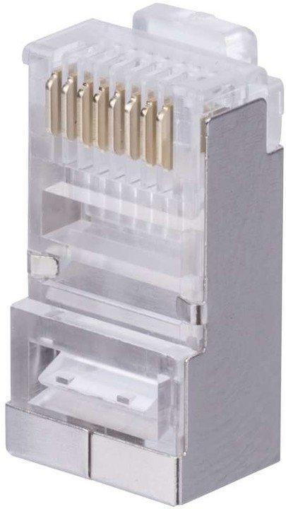 Konektor RJ45 CAT5E STP 8p8c stíněný neskládaný na drát KRJS45/5SLD