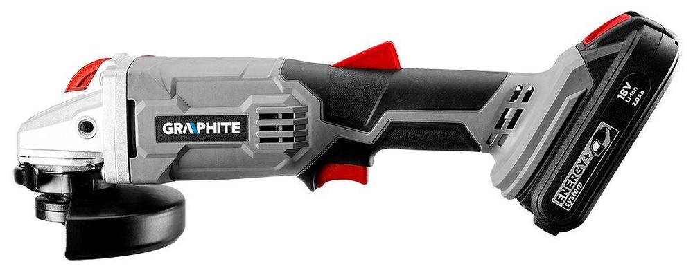 aku úhlová bruska Energy+ 18V, Li-Ion, disc 115 x 22.2 mm, bez baterie
