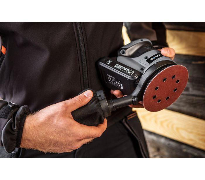 aku excentrická bruska Energy+ 18V, Li-Ion, 125 mm, bez baterie