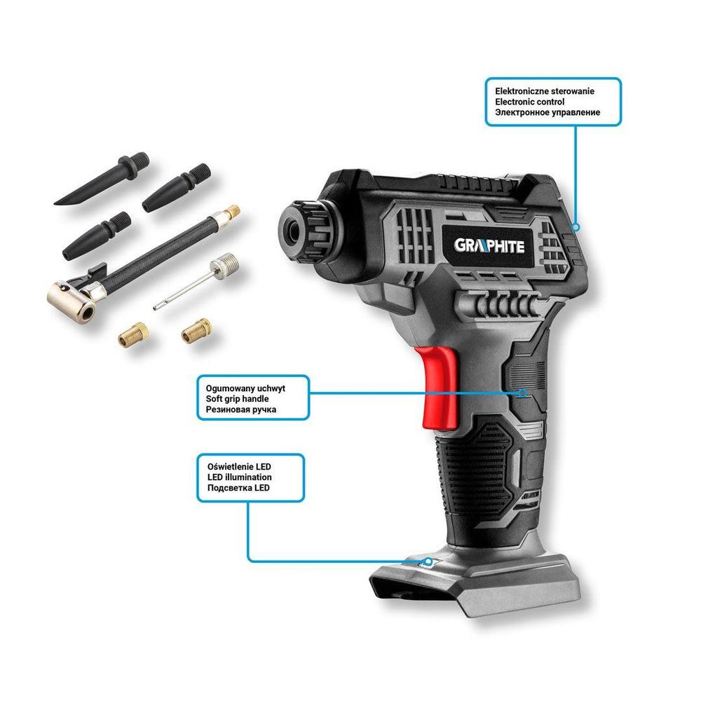 aku kompresor, Energy+ 18V, Li-Ion, without battery