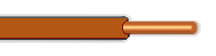Vodič CY 6 hnědý (H07V-U)
