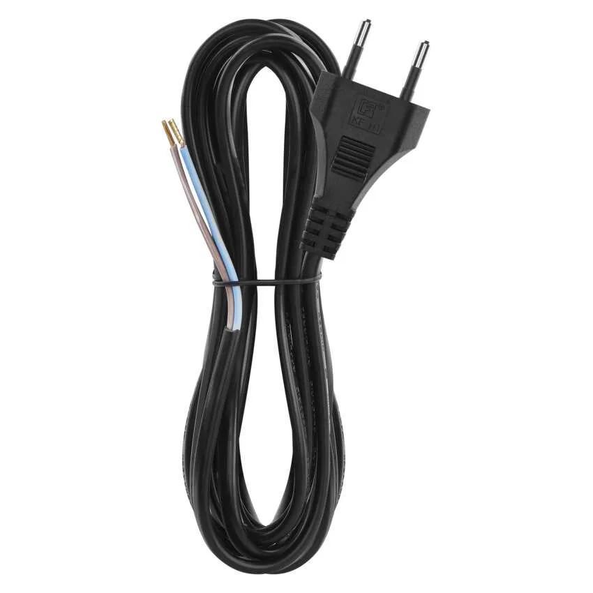 Flexo šňůra PVC 2x0,75 černá 3m
