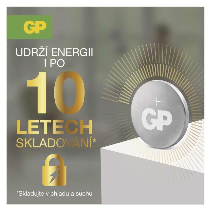 GP lithiová knoflíková baterie CR2025 5BL