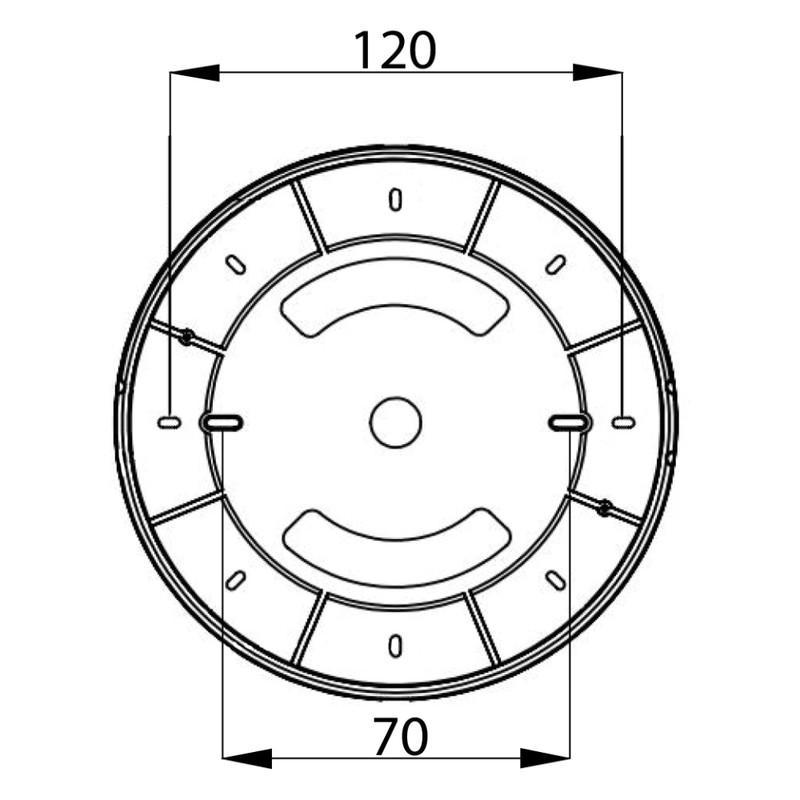 LED svítidlo Safir 15, 15W, 3CCT (3000K, 4000K, 6000K), 150°, IP54