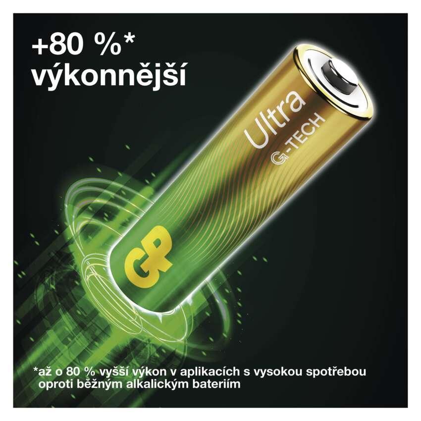 GP alkalická baterie ULTRA D (LR20) 2PP