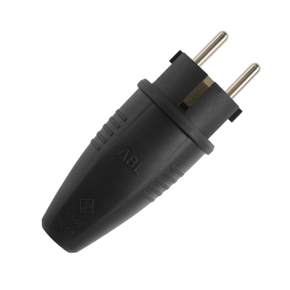 Vidlice gumová Expert 3x2,5mm2, rychlouzávěr, černá IP44 (1129190)